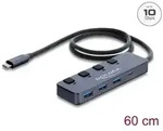 Delock USB 10 Gbps Hub mit 3 x USB Typ-A und 1 x USB Type-C&trade; Buchse mit...