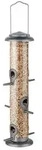 iBorn Vogelfutterspender Metall 38.1cm Silber 6 Anflugpl&auml;tze