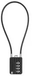 Zahlenschloss 4-stellig 30cm Kabel 3mm Durchmesser Zinklegierung wasserdicht