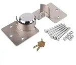 Vorh&auml;ngeschloss 73mm geh&auml;rteter Stahl mit 2 Schl&uuml;sseln und Befestigungsbolzen