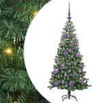 vidaXL Weihnachtsbaum Gr&uuml;n 120 cm PVC
