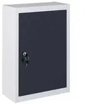 vidaXL Wand-Werkzeugschrank Industriedesign Metall Grau und Schwarz