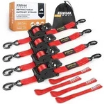 KODIAK STRAPS Automatik Spanngurte 50mm 3m mit S Haken | 1360KG Selbstaufrollend