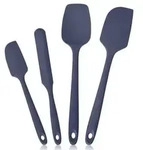 Silikon Teigschaber Set 4tlg. 315&deg;C hitzebest&auml;ndig Indigo