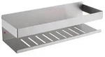 Duschablage Edelstahl geb&uuml;rstetes Nickel ohne Bohren 30cm