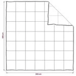 vidaXL Bettw&auml;sche-Set 2 stk. 200 x 200 cm F&uuml;r alle Jahreszeiten Beige