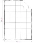 vidaXL Bettw&auml;sche-Set 2 stk. 140 x 200 cm Winter Bambus Wei&szlig;