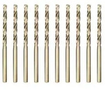 Metallbohrer HSS Spiralbohrer Kobalt Edelstahl 3.0mm x 61mm x 10pcs