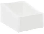 vidaXL LP Plattenbox Wei&szlig; 23 x 33 x 16 cm Holzwerkstoff