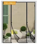 Yotache Fliegengitter T&uuml;r 158x206cm Magnet Schwarz