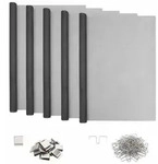 vidaXL Lichtschachtabdeckung mit Clips 5 stk. 70 x 130 cm Fiberglas