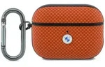 BMW H&uuml;lle AirPods Pro 3 Textured Sign Kevlar Logo Metall mit Karabiner orange