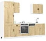 vidaXL 7-tlg. K&uuml;chenschrank-Set Kalmar Sonoma-Eiche Holzwerkstoff