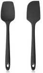 Silikon Pfannenwender 2er Set Schwarz 315&deg;C Hitzebest&auml;ndig