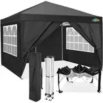 COBIZI Pavillon 3x3 Wasserdicht Stabil Winterfest Partyzelt 3x3 mit 4...