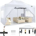 COBIZI Faltpavillon Pavillon 3x4.5 Wasserdicht Stabil, Outdoor Faltbar Garten