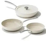 Redchef Keramik Pfannenset 20/24/28cm Induktion Beige