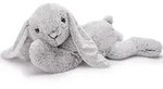 MorisMos 80cm lang riesen Hase Kuscheltier XXL, gro&szlig; grau Hase Stofftier