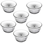 Pasabahce Frezya Glassch&uuml;ssel 6er Set &Oslash;10x5cm Schale Dessertschale transparent