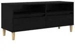 vidaXL TV-Schr&auml;nk Schwarz Eichen-Optik 100 x 34,5 x 44,5 cm