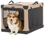 Petsfit Hundebox faltbar, Hundebox f&uuml;r zuhause Verstellbarer Stoffbezug mit