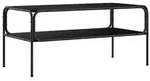 vidaXL Beistelltisch Schwarz Eichen-Optik 100 x 50 x 46 cm