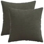 vidaXL Kissenbezug 2 pcs HEERLEN Anthrazit 35 x 35 cm Cord