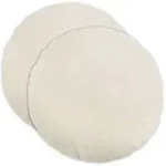 vidaXL Kissenbezug 2 pcs HEERLEN Creme &Oslash; 60 cm Boucl&eacute;