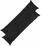 vidaXL Kissenbezug 2 pcs HEERLEN Schwarz 40 x 145 cm Flanell