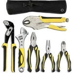 Zangen Set Schraubenschl&uuml;ssel Nutgelenkzange Schneidezange 6PCS