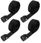 Spanngurte 3m 4 St&uuml;ck | Polyester | Zinkverschluss | Caravan, Boot