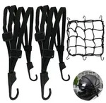 Spanngurt Set Fahrrad Motorrad mit Gep&auml;cknetz 2x 60cm