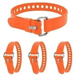 Spanngurte Silikon verstellbar 50cm 4 St&uuml;ck Orange