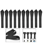 BUYGOO 10x Spanngurt 20cm 125kg Schwarz