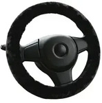 Lammfell Lenkradbezug, ⌀37-39cm Auto Lenkradbezug Winter Lenkradw&auml;rmer, Anti
