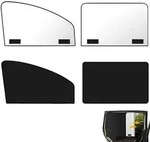 4 St&uuml;ck Sonnenschutz Auto Vorhang, Magnetisch Auto Sonnenschutz mit UV Schutz,