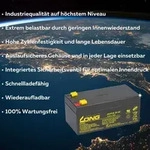 Kung Long WP3.3-12 AGM Akku 12V 3,3Ah &ndash; passend f&uuml;r NP 3,2-12 |...