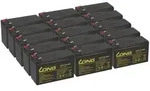 15x Kung Long WP7,2-12A F2 AGM-Akkus 12V 7,2Ah &ndash; passend f&uuml;r Benning...