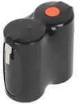 Notleuchtenakku NiMH 2,4V 3000mAh F1x2 Sub-C mit Faston-Anschluss seitlich,...