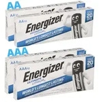 40x Energizer Ultimate Lithium Set - 20x AA L91 + 20x AAA L92 - 1,5V