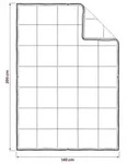 vidaXL Ganzjahresbettdecke Wei&szlig; 140 x 200 cm Bambusfaser