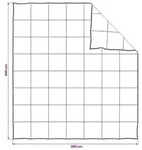 vidaXL Bettdecke Wei&szlig; 200 x 240 cm Bambusfaser