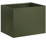 vidaXL Garten-Pflanzgef&auml;&szlig; Olivgr&uuml;n 40 x 30 x 30 cm Kaltgewalzter Stahl