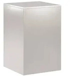 vidaXL Pflanzenst&auml;nder Silber 40 x 40 x 60 cm Stahl