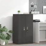 vidaXL Aufbewahrungsschrank Schwarz 60 x 40 x 105 cm Stahl