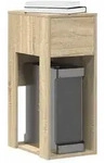 vidaXL Computerschrank mit Schublade Sonoma-Eiche 30x44x74 cm
