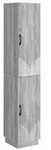 vidaXL Schrankset 2 pcs Grau Sonoma Holzwerkstoff