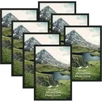 Bilderrahmen 7er Set 40x60 Schwarz Aluminium 40x60cm Schwarz
