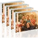 Bilderrahmen Magnetisch Acryl Doppelseitig 9x13 cm 4er 9x13 cm*4