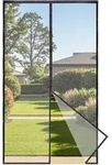 Fliegengitter T&uuml;r Insektenschutz Magnet 140x240 cm Prime Schwarz